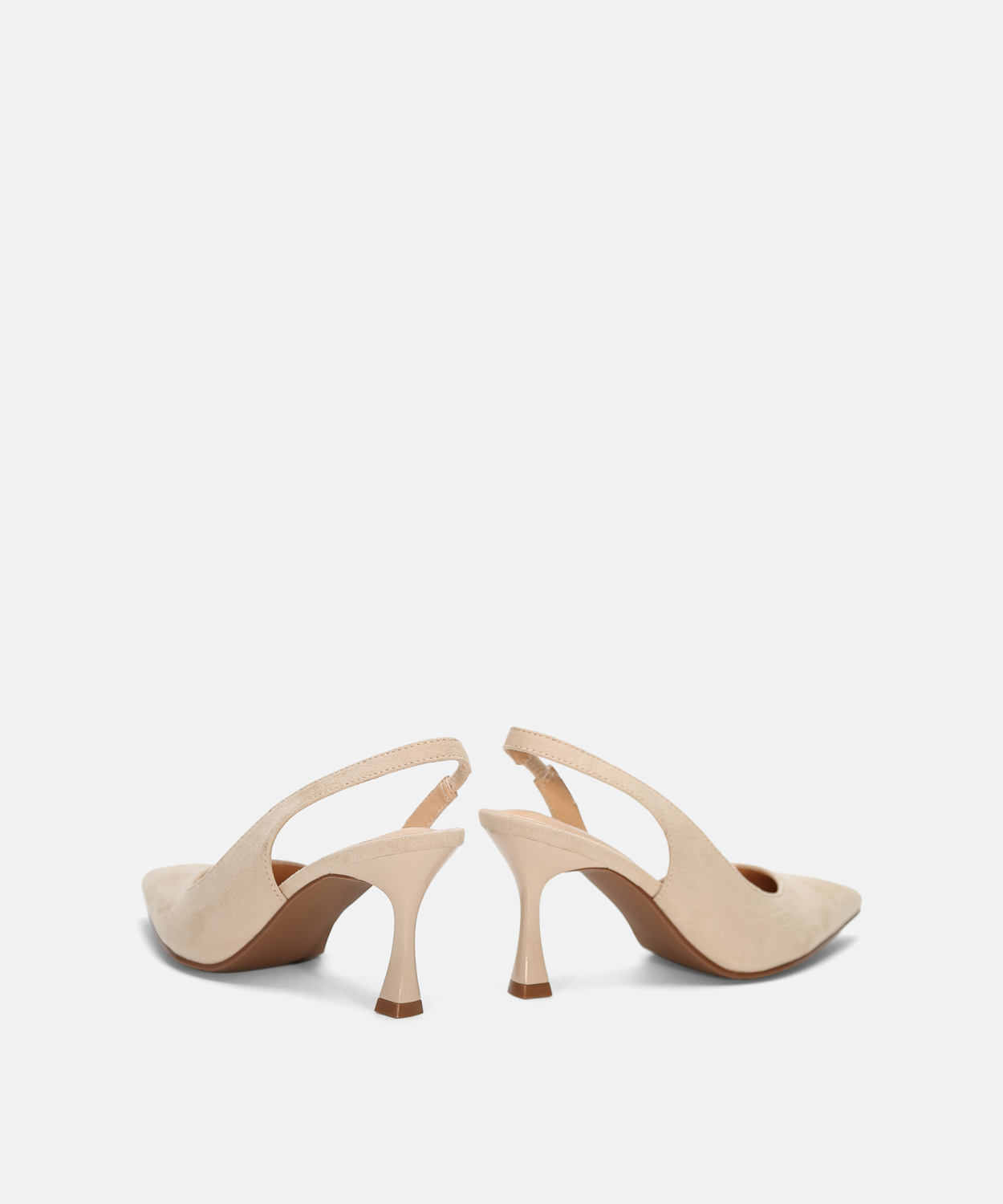 Sapato de salto aberto atr&aacute;s  image number null